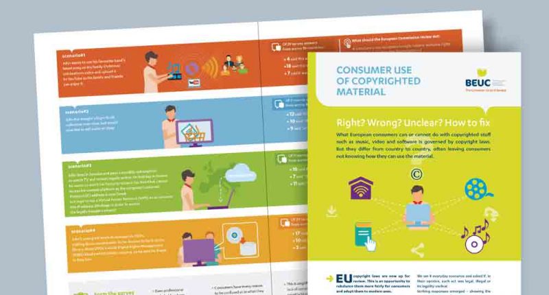 Edition - BEUC (The European Consumer Organisation) - Brochure sensibilisation 2016