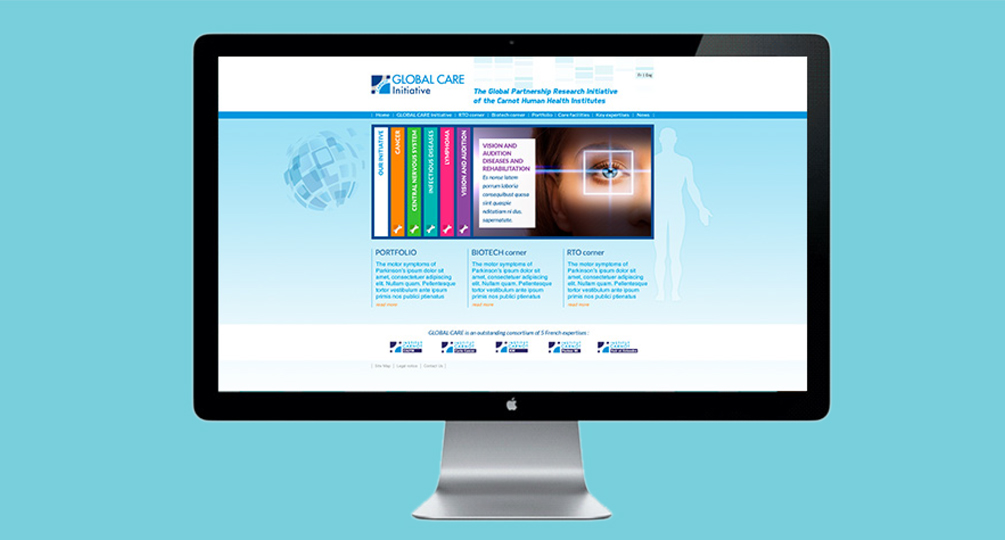 Global Care - Site internet 2016