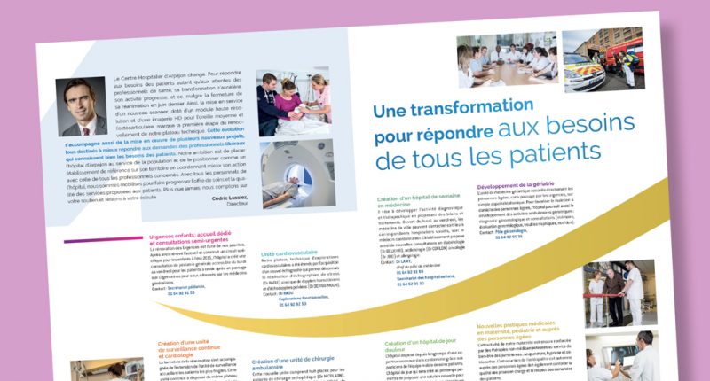 Edition - Hôpital d’Arpajon - Dépliant 2016