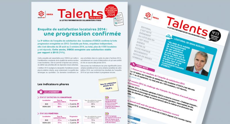Osica - Lettre internes 2014-2015