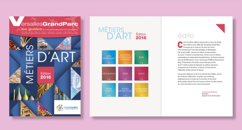 Edition - Versailles Grand Parc - Guide des métiers d’art 2016