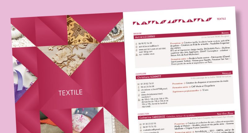Edition - Versailles Grand Parc - Guide des métiers d’art 2016