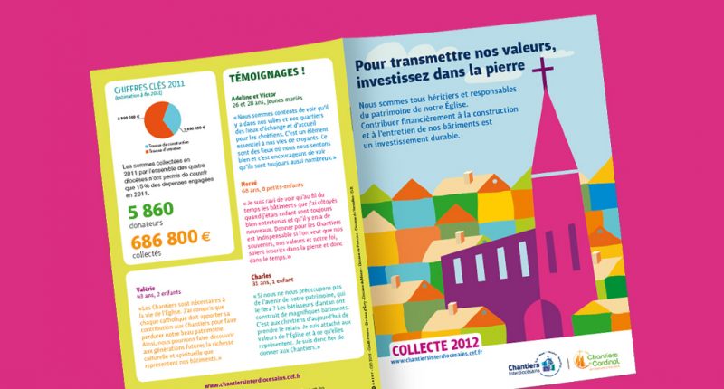 Edition + Fundrising - Chantiers interdiocésains - Campagne de fundraising 2012