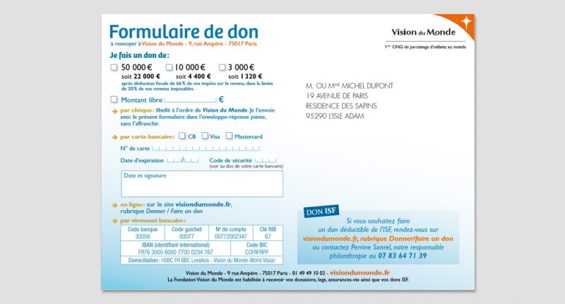 Edition + Fundraising - Vision du monde - ISF 2015
