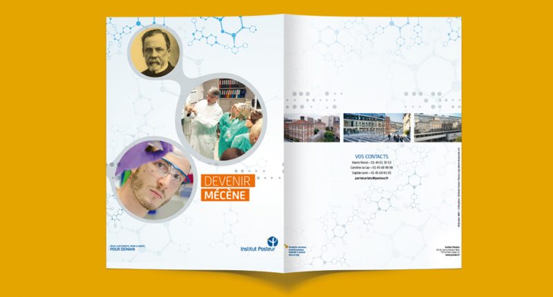 Edition + Fundraising - Institut Pasteur - Brochures mécénat grands donateurs 2014