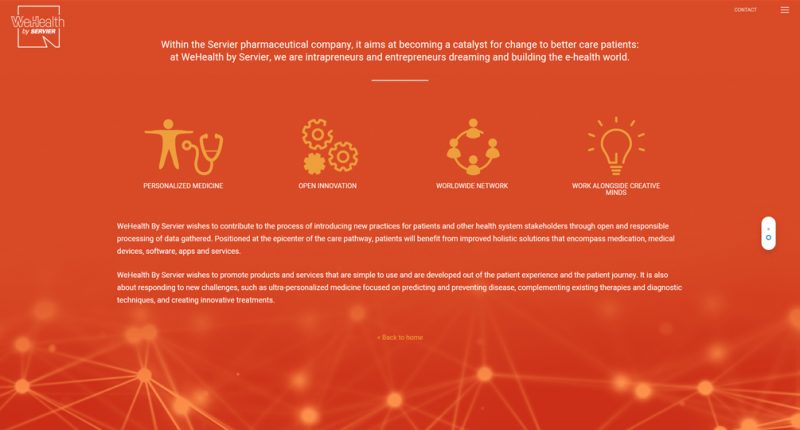 Servier - Site internet 2017
