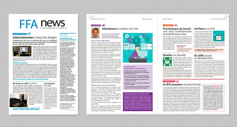 Edition - FFA - Lettre interne septembre 2017