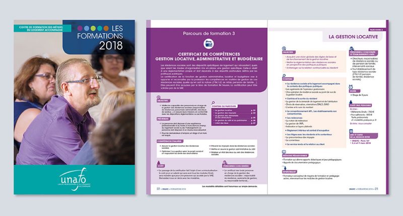 Edition - UNAFO - Catalogue formations 2018