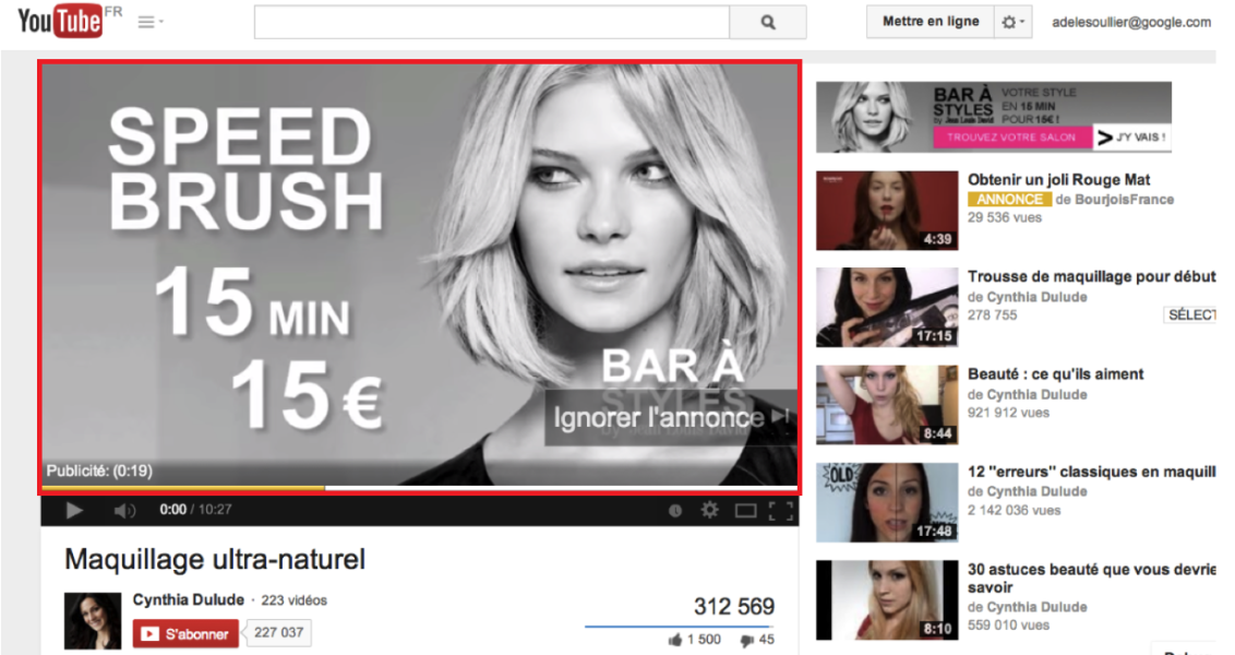 Les publicités in-stream plus efficaces que les bannières