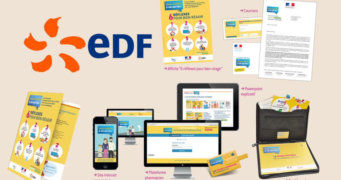 Dispositif 360° pour la campagne «iode 2016» d’EDF