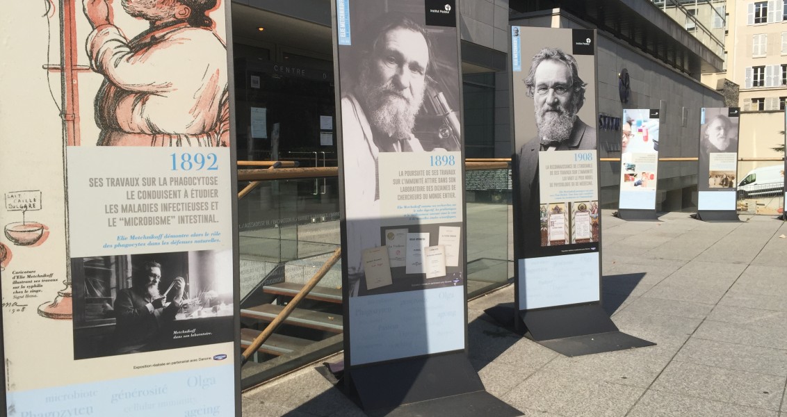 L’Institut Pasteur expose Metchnikoff