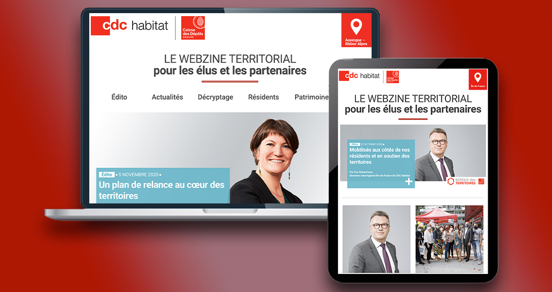 CDC HABITAT lance le premier Webzine Territorial